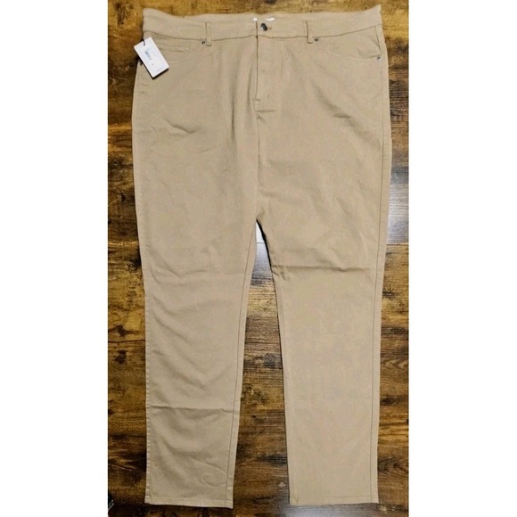 Peter Millar Other - Peter Millar Golf Pants Crown Ultimate Sateen 42 x 34 Rye Brown Cotton NWT  $178